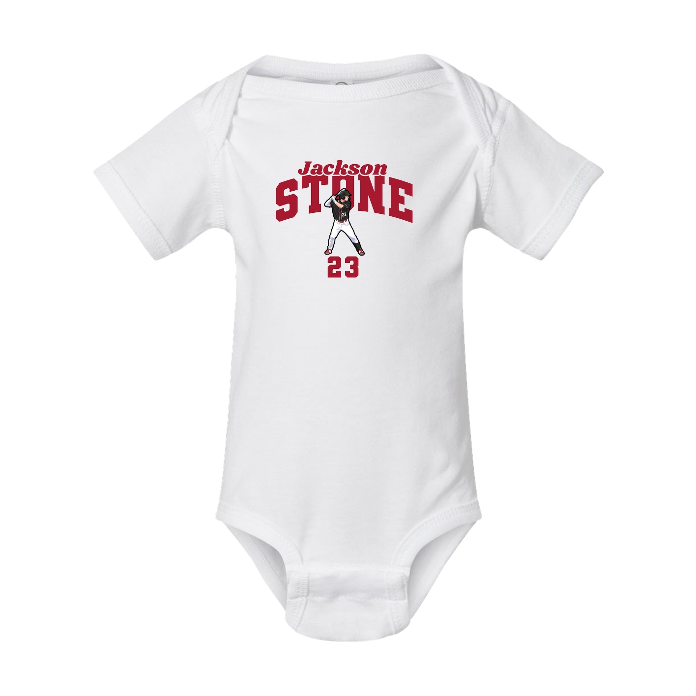 Baby Onesie — Signature Arch in White