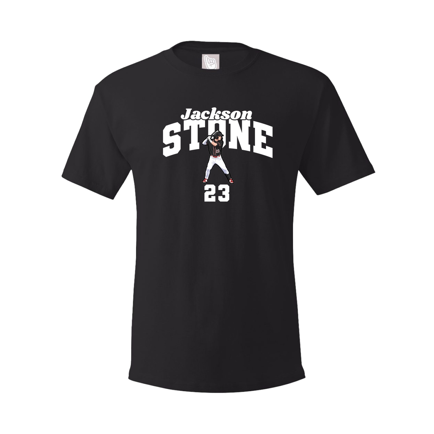 Youth Tee — Signature Arch in Black