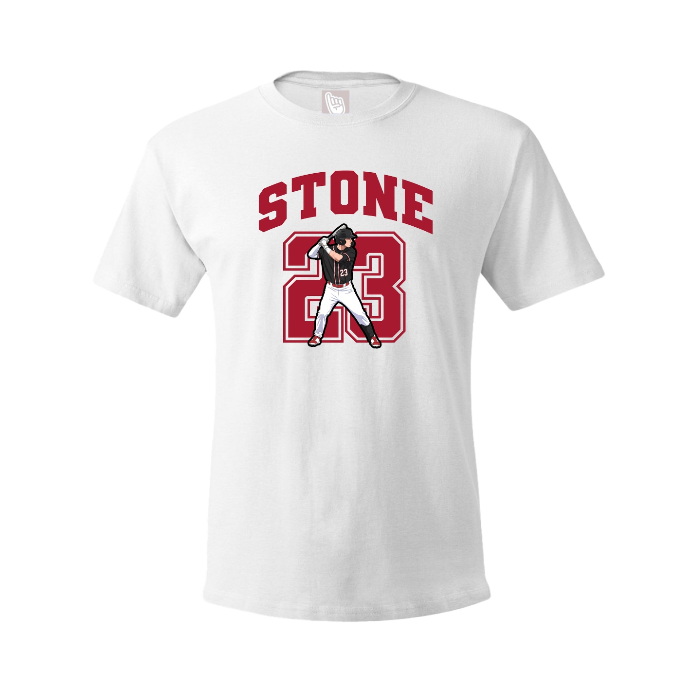 Tee — Number in White