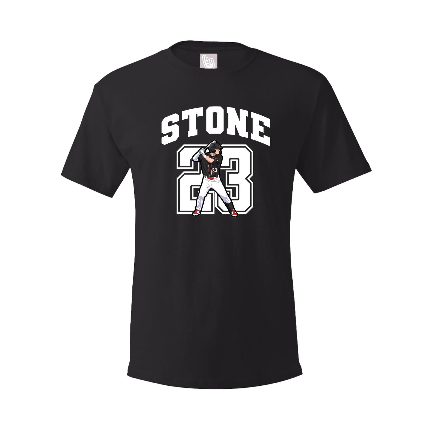 Youth Tee — Number in Black
