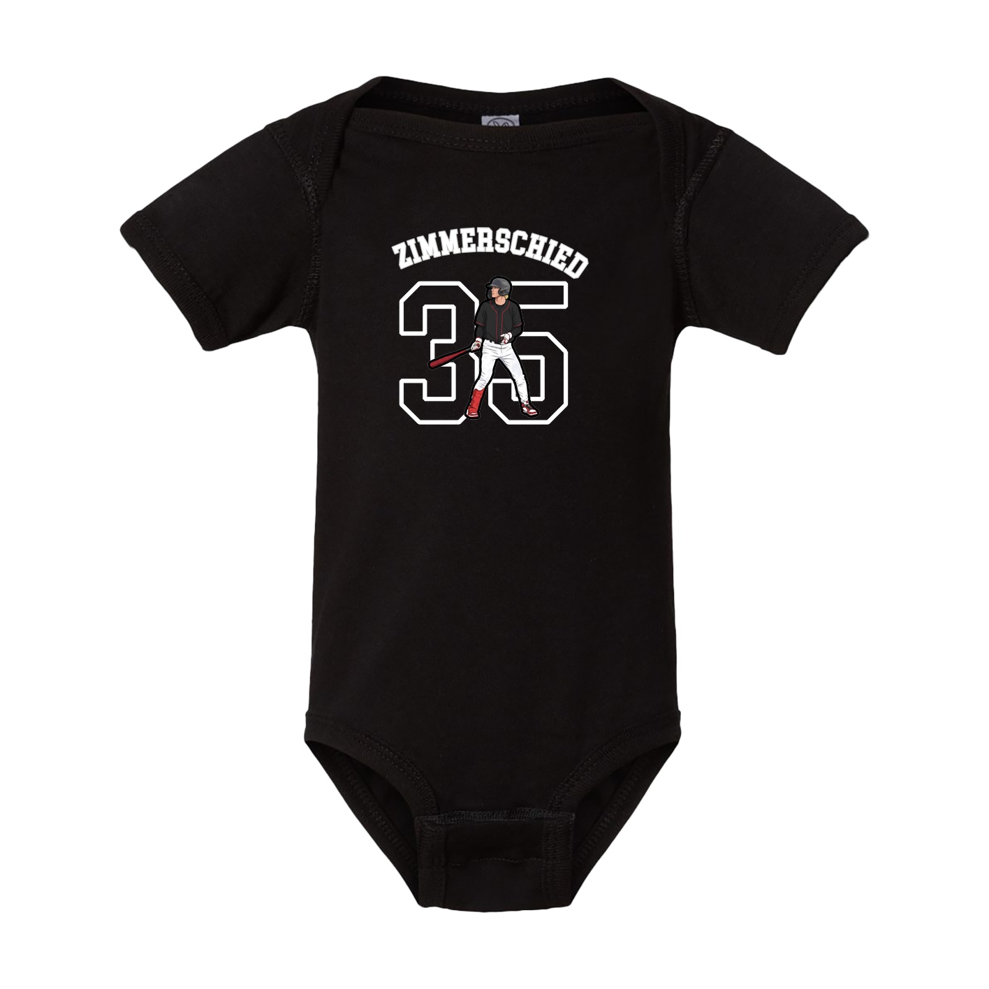 Baby Onesie — Shirsey Arch in Black