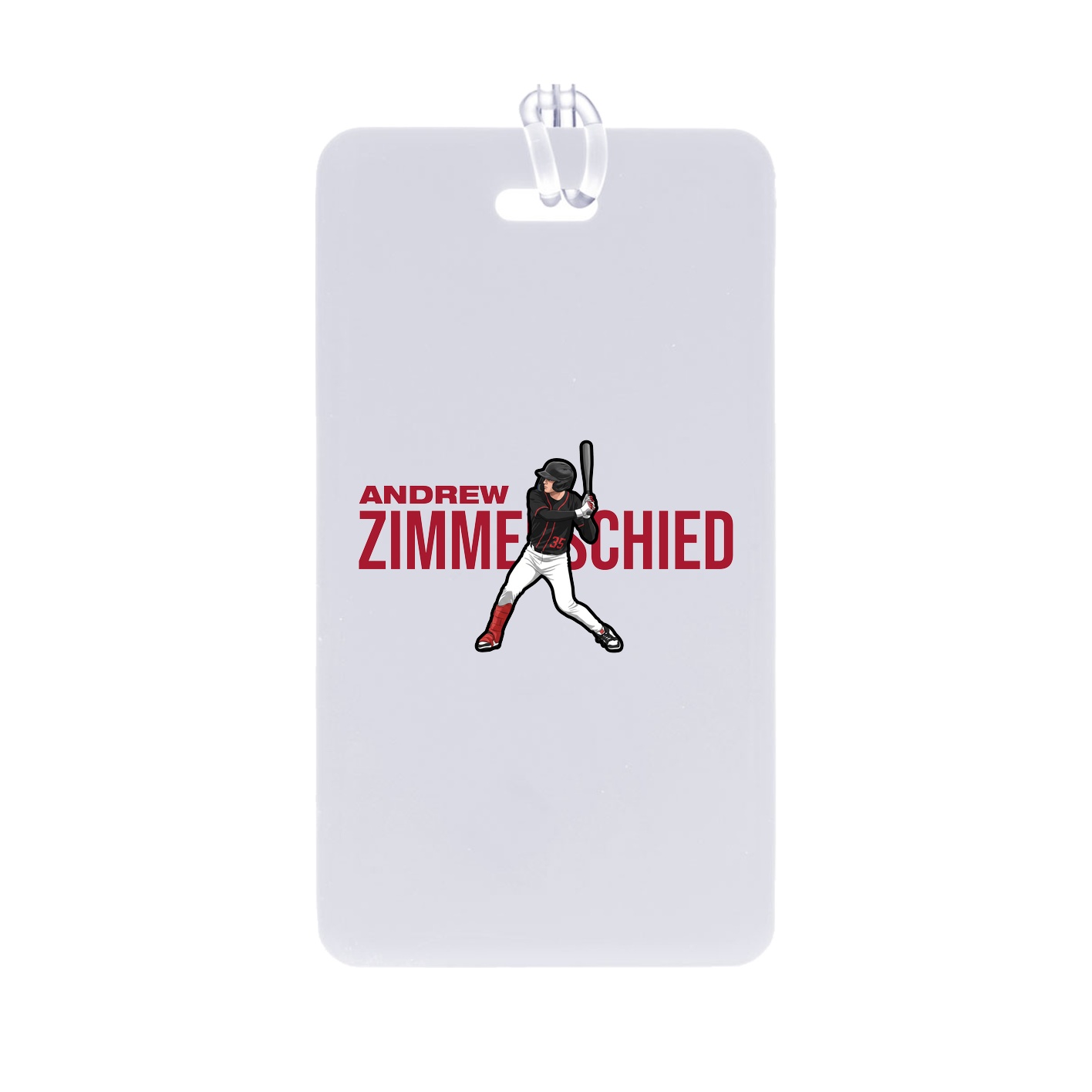 Bag Tag — Player Name in Classic