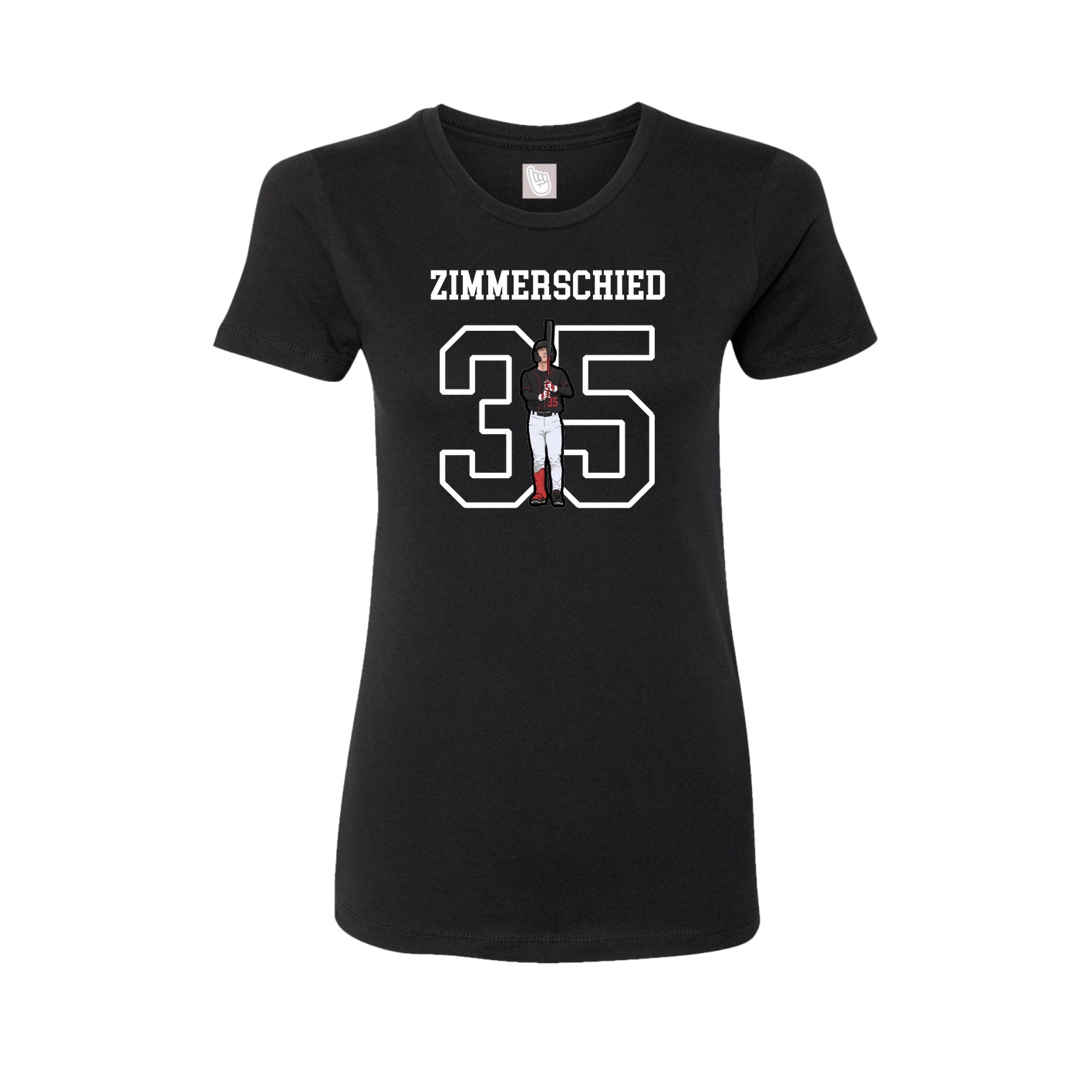 Fitted Women's Tee — Shirsey in Black
