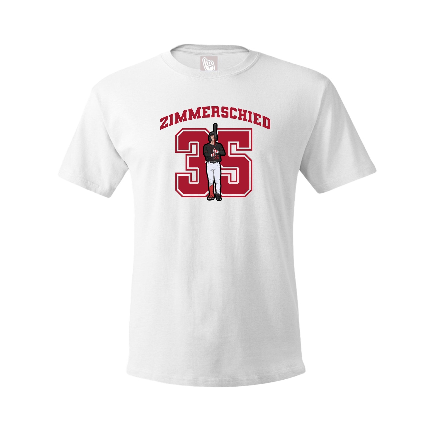Tee — Number in White