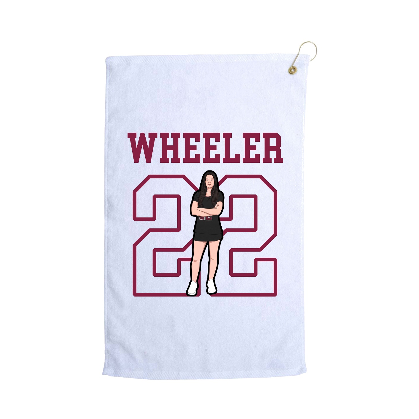 Golf Towel — Shirsey in White