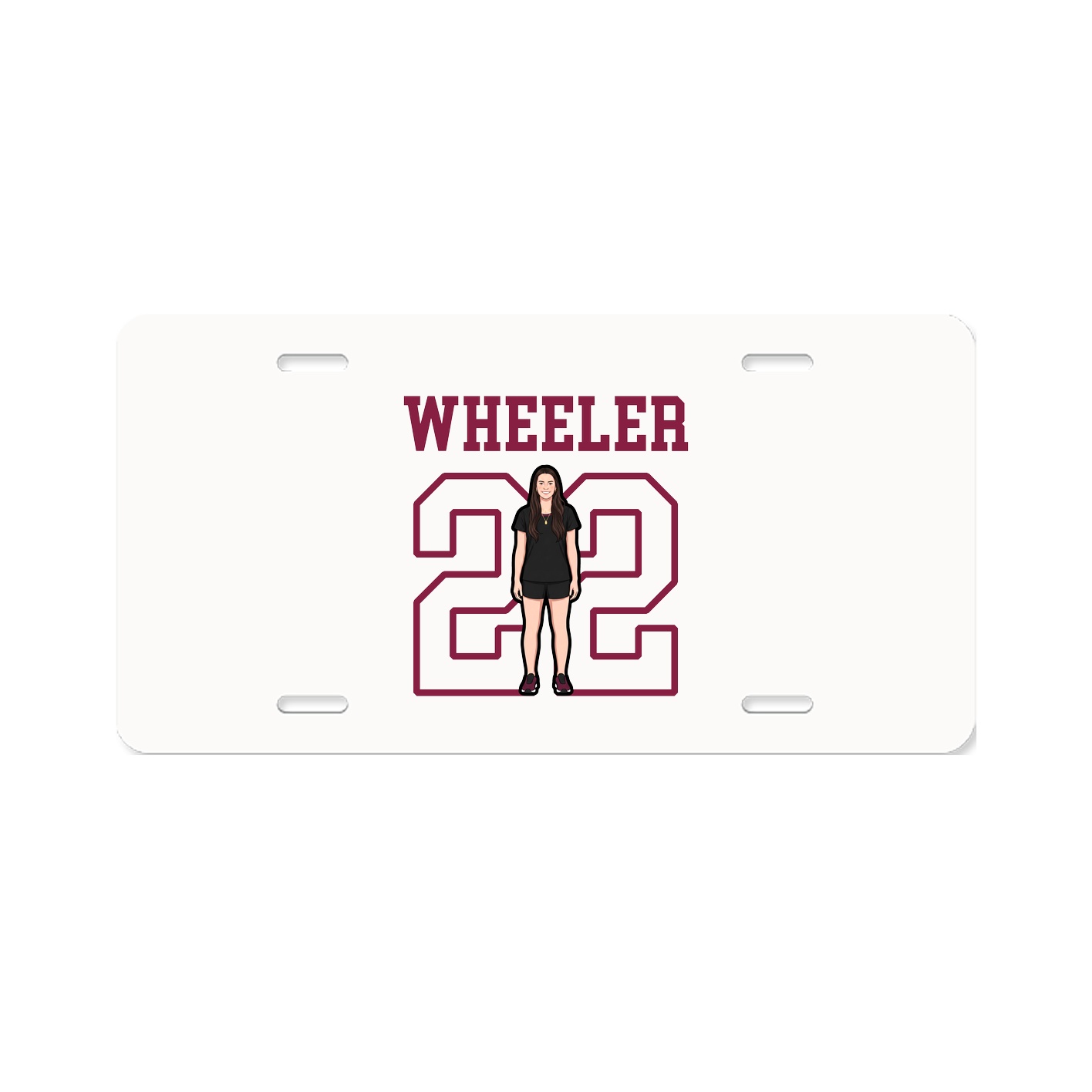 License Plate — Shirsey in Classic