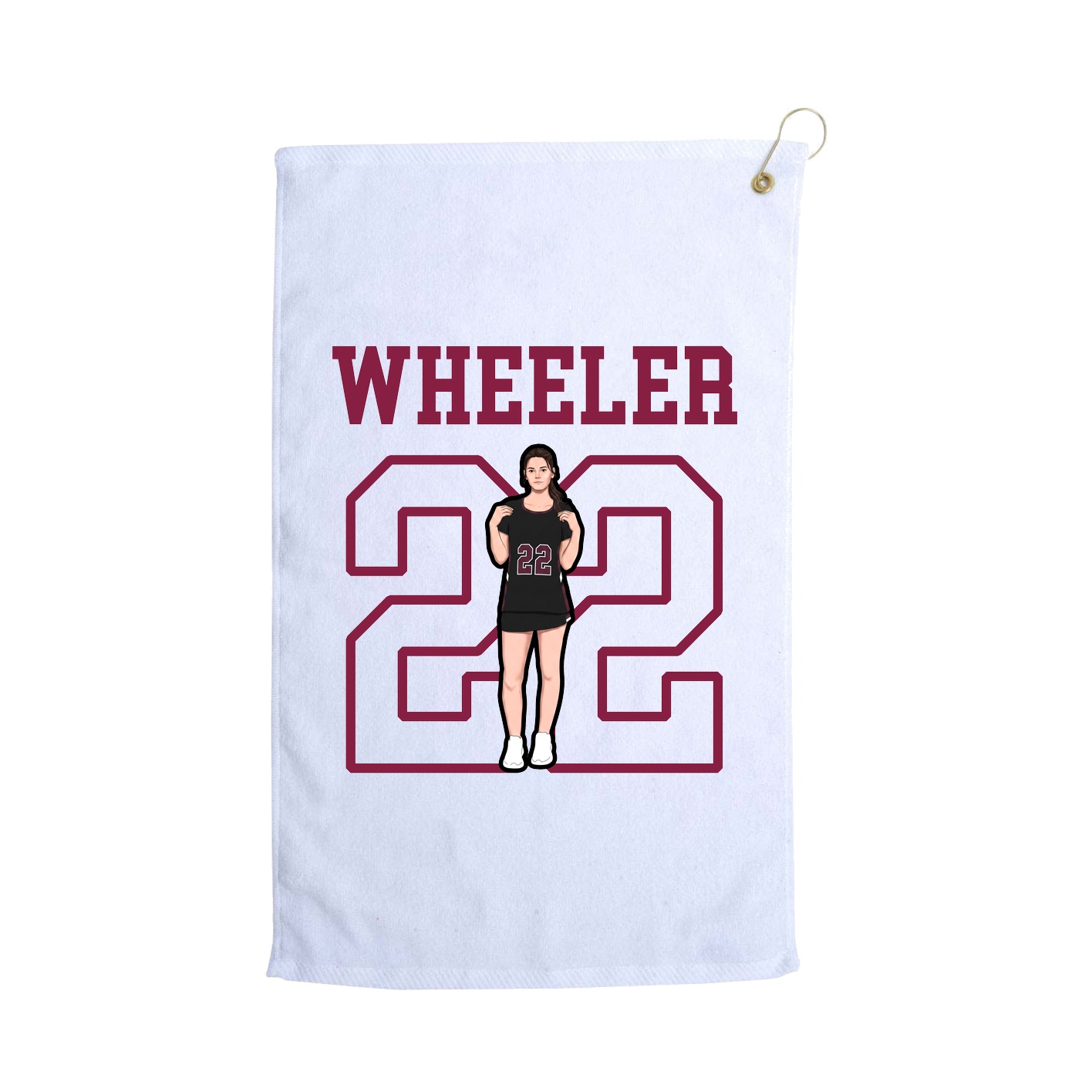 Golf Towel — Shirsey in White