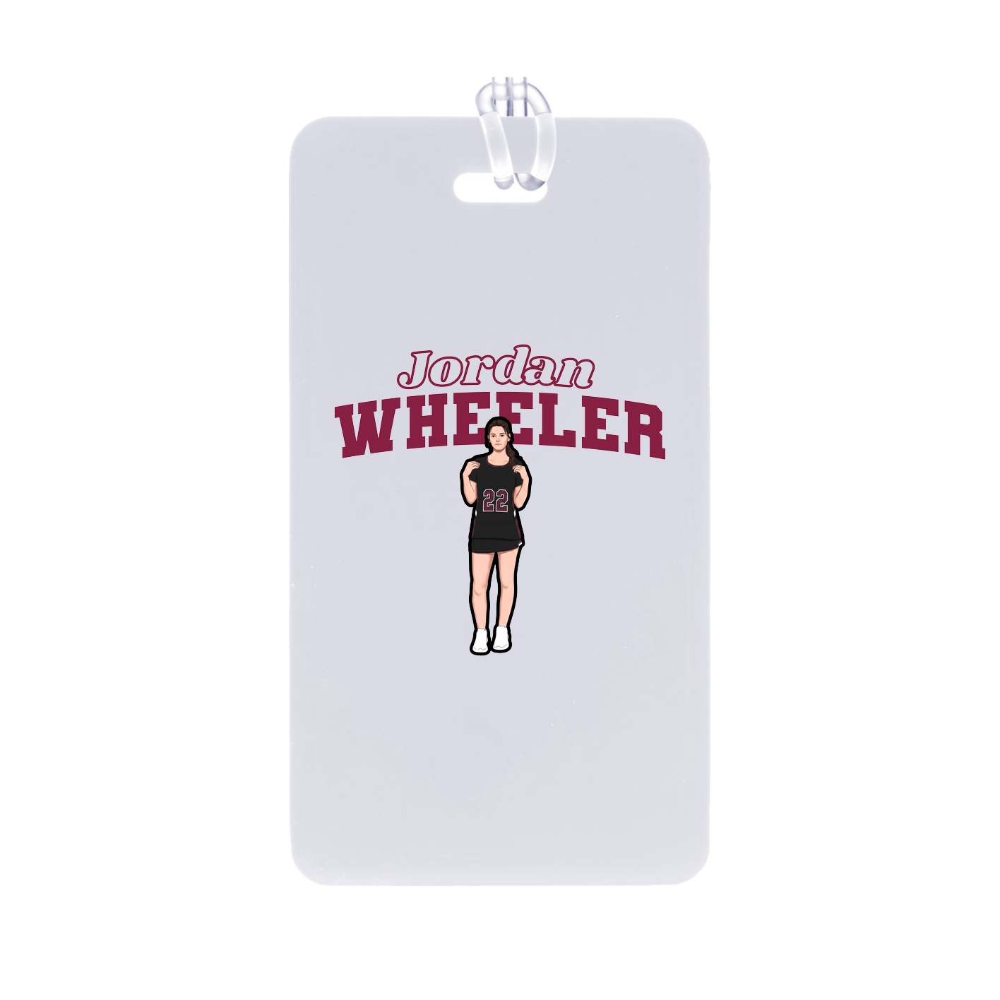 Bag Tag — Name Arch in Classic