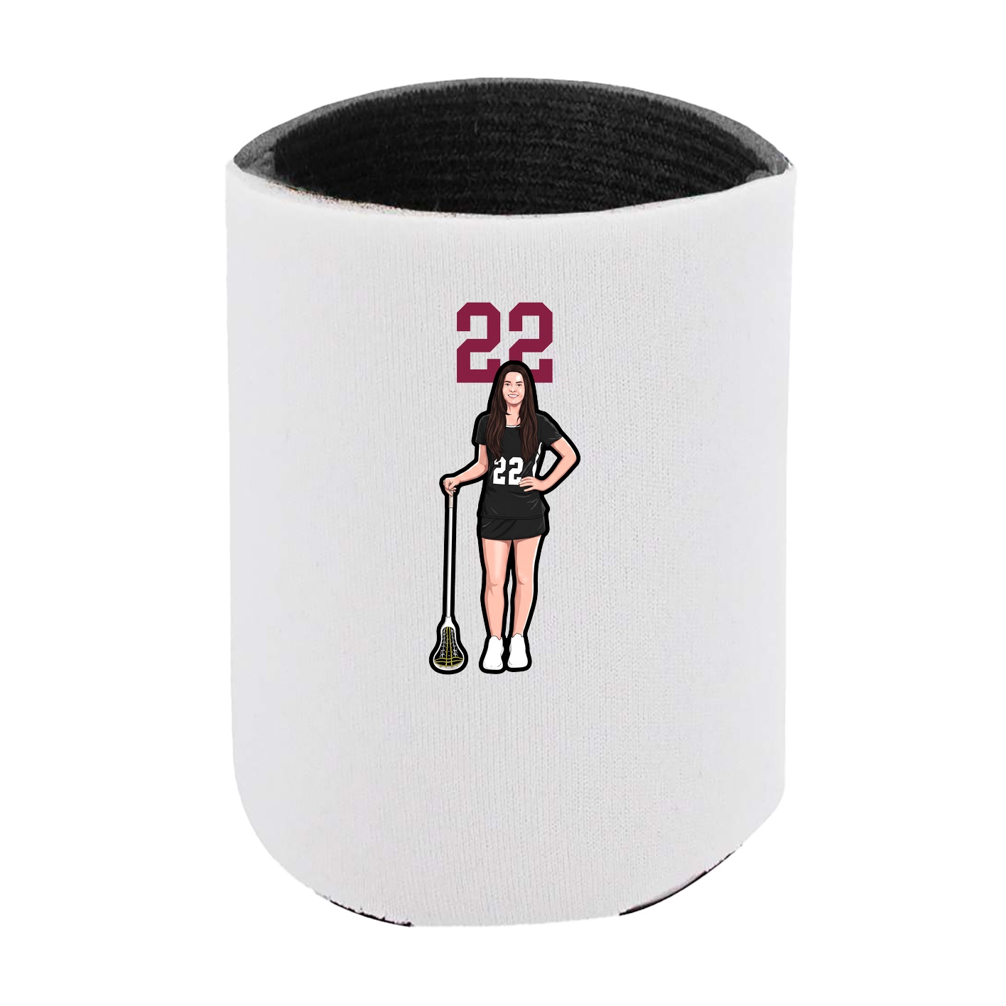 Can Holder — Number Top in White
