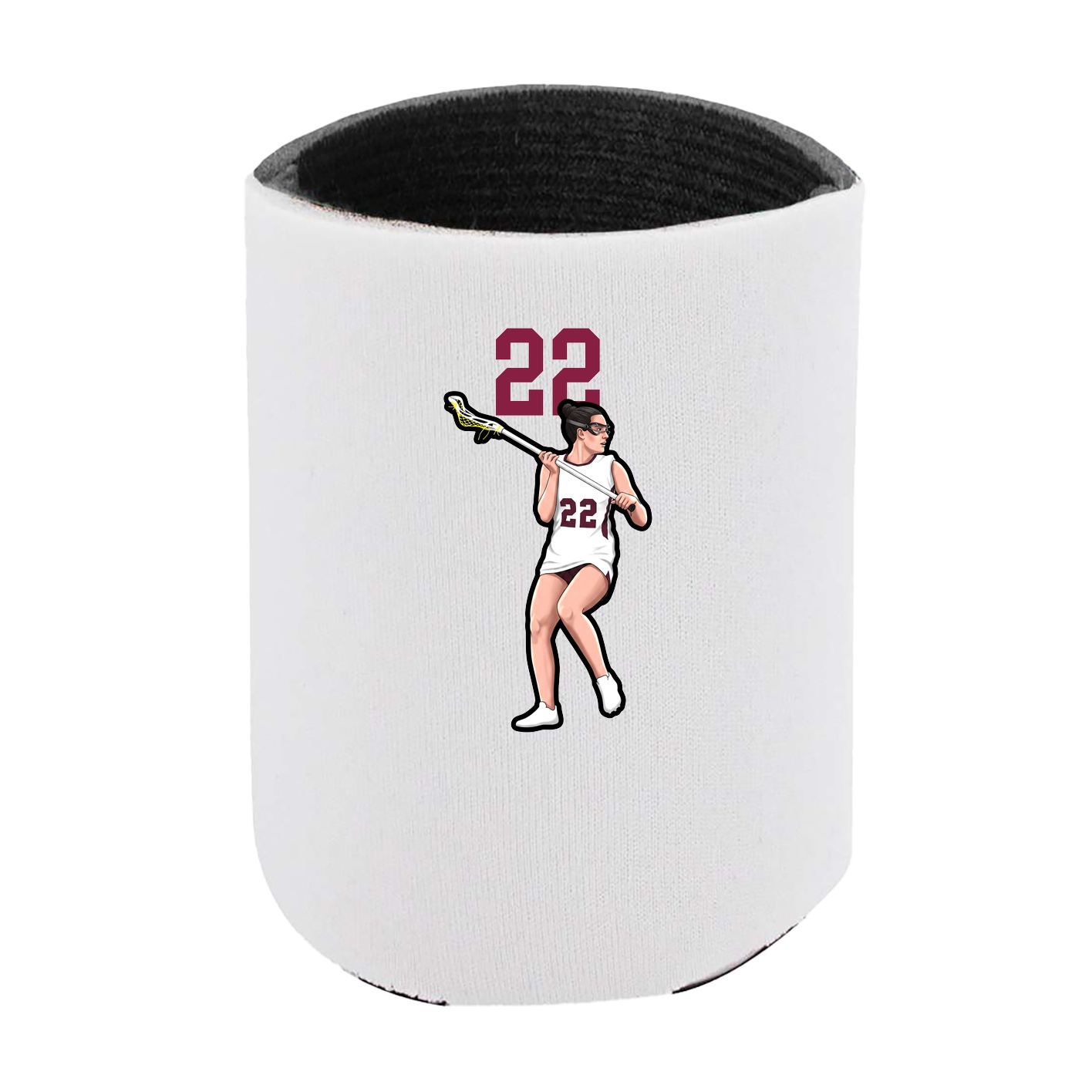 Can Holder — Number Top in White