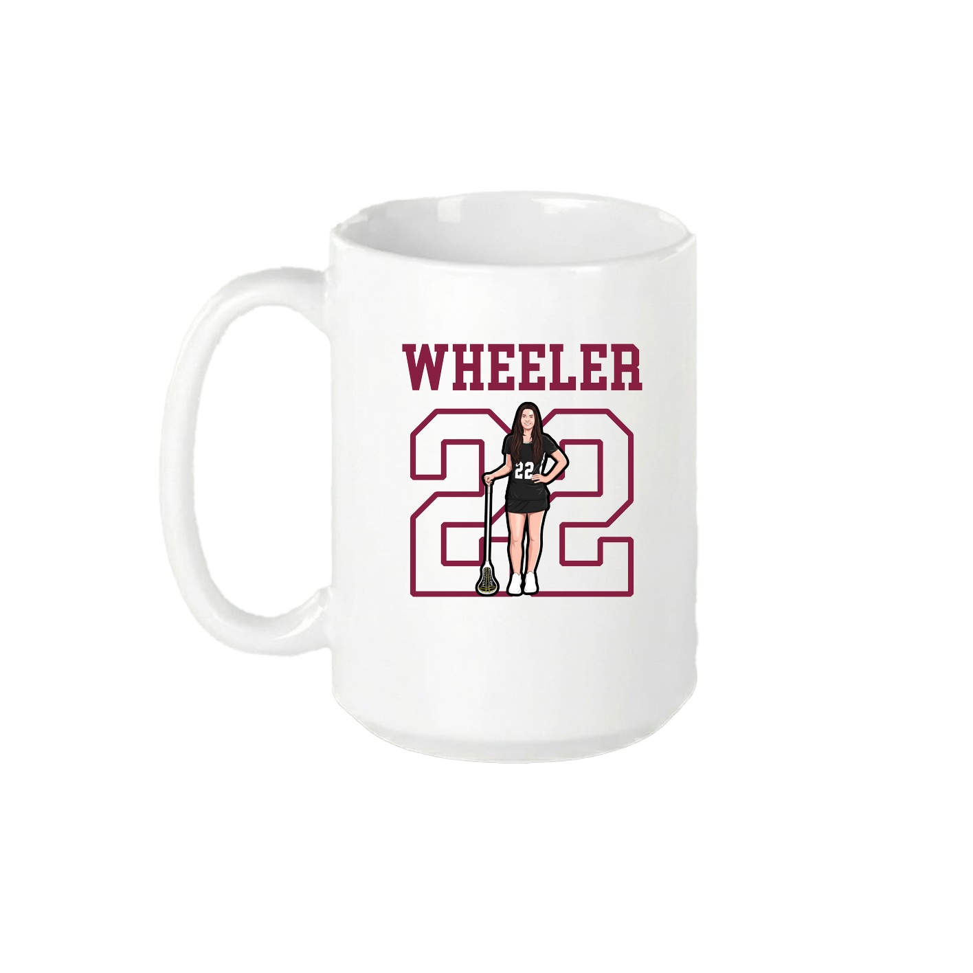 15oz Coffee Mug — Shirsey in White
