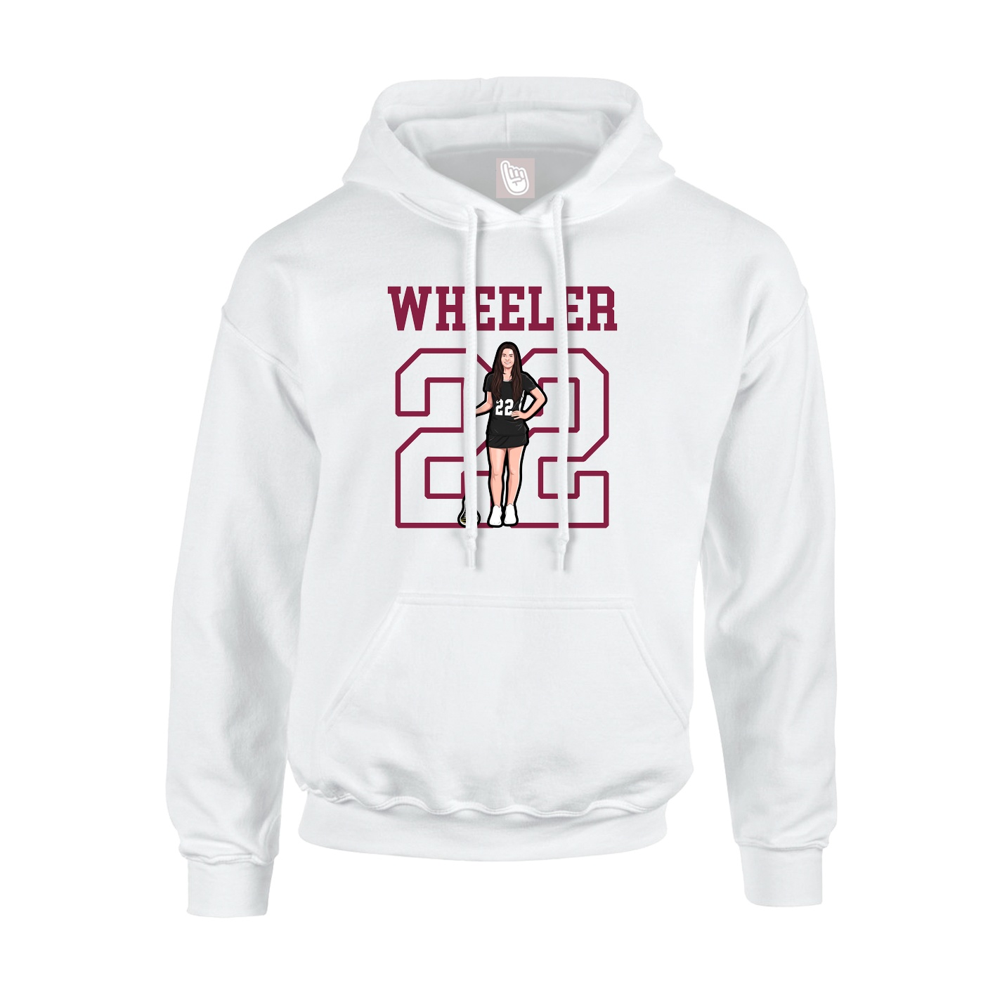 Youth Hoodie — Shirsey in White