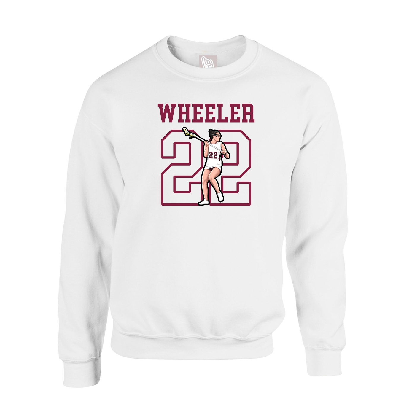 Fleece Crew — Shirsey in White