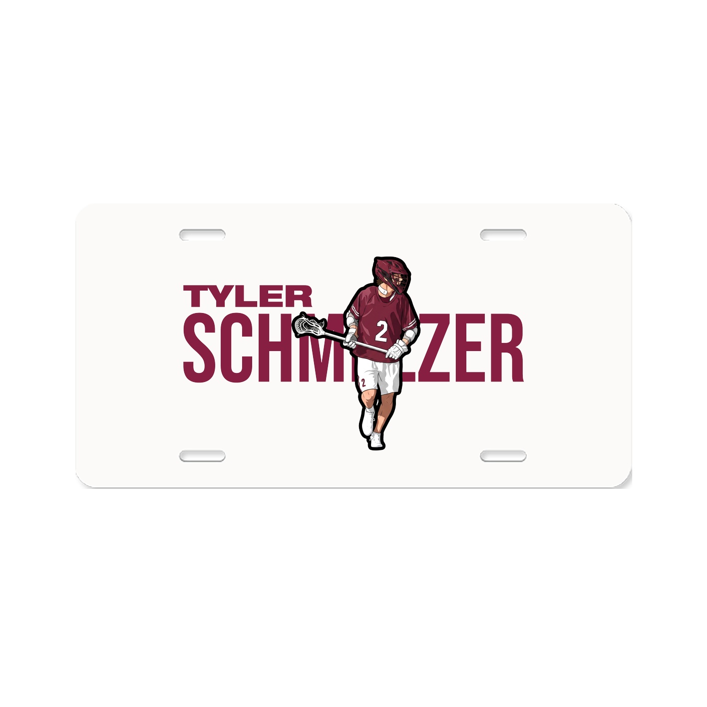 License Plate — Player Name in Classic