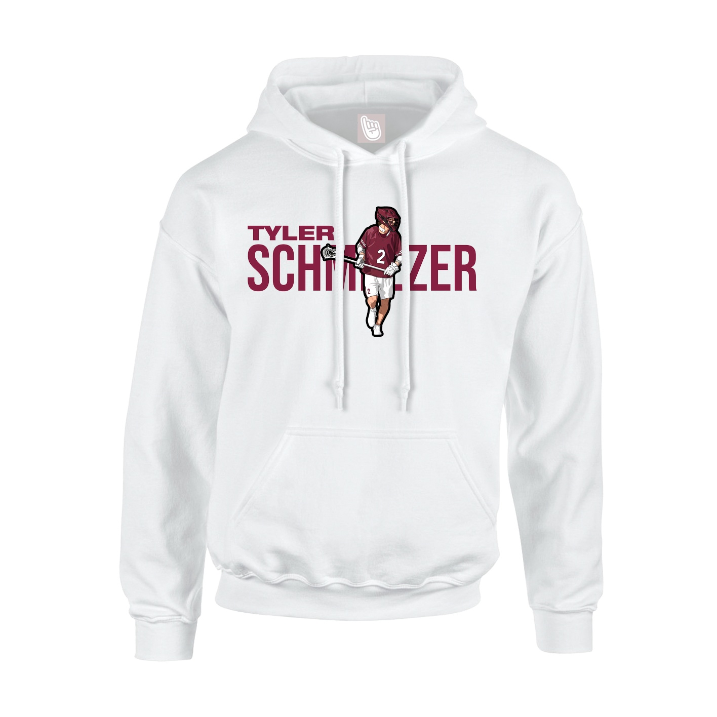 Hoodie — Player Name in White