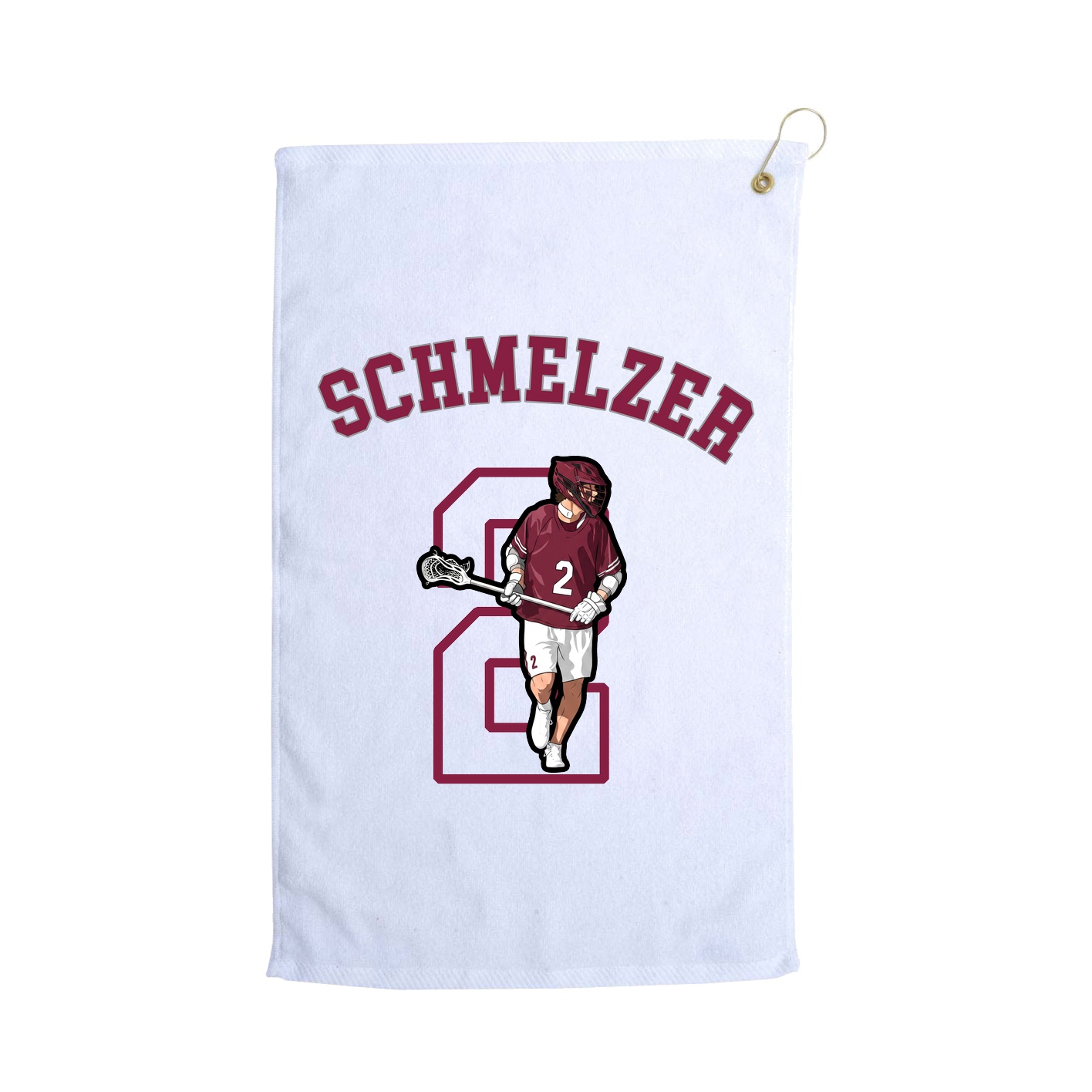 Golf Towel — Shirsey Arch in White