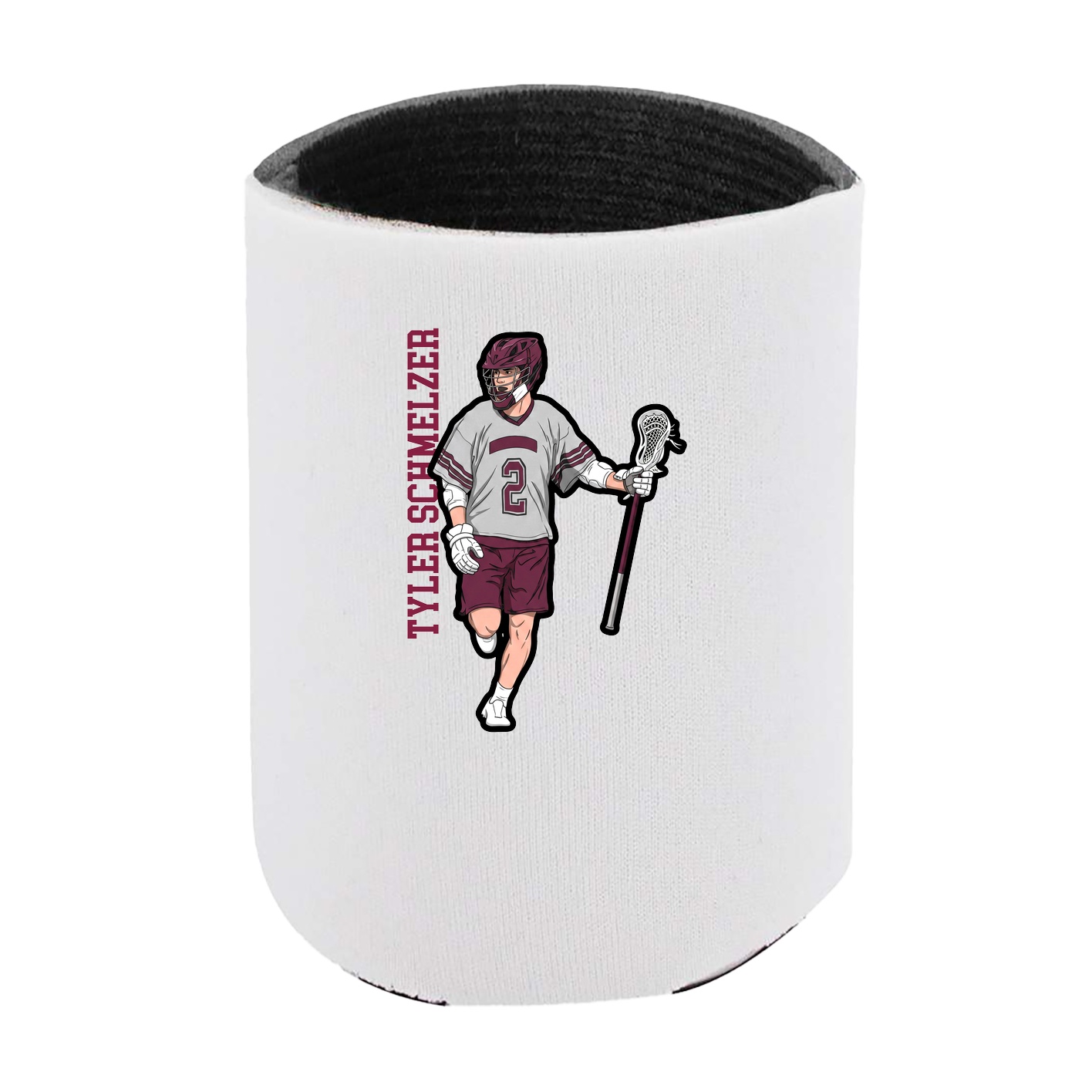 Can Holder — Name Vertical in White