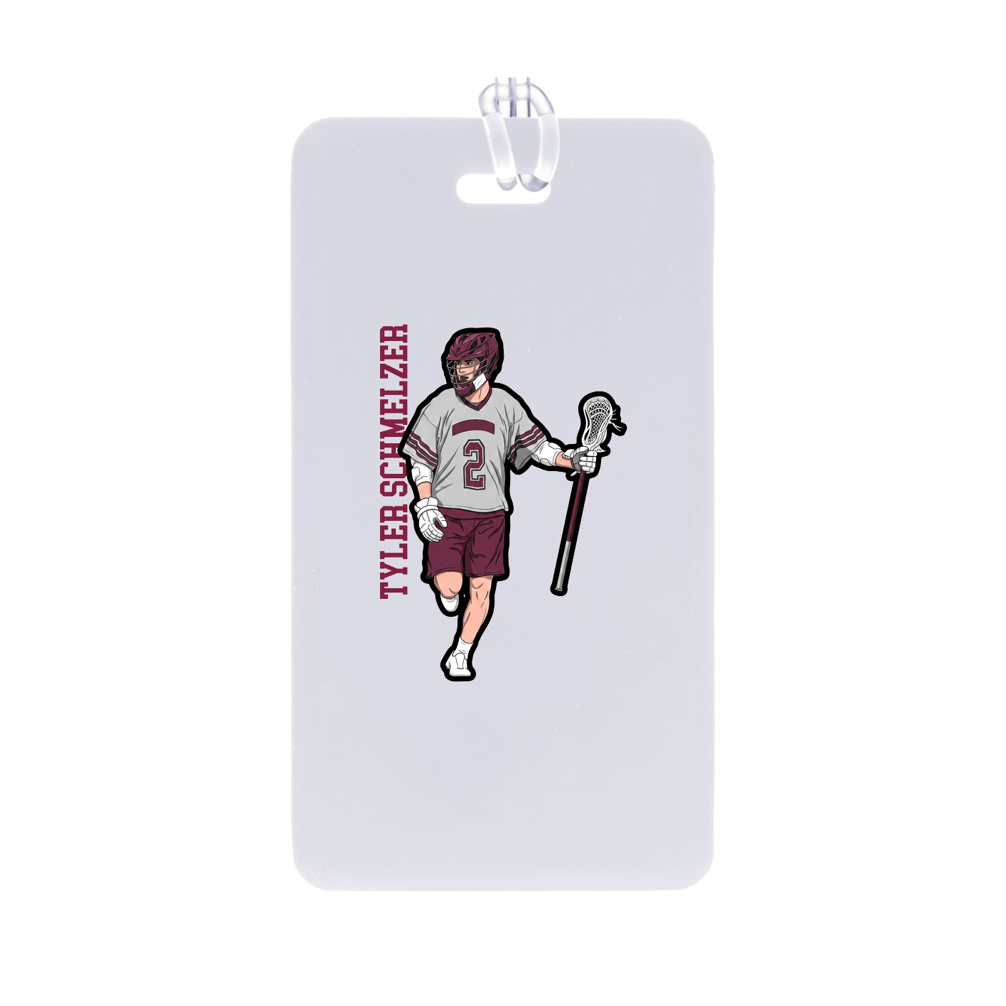 Bag Tag — Name Vertical in Classic
