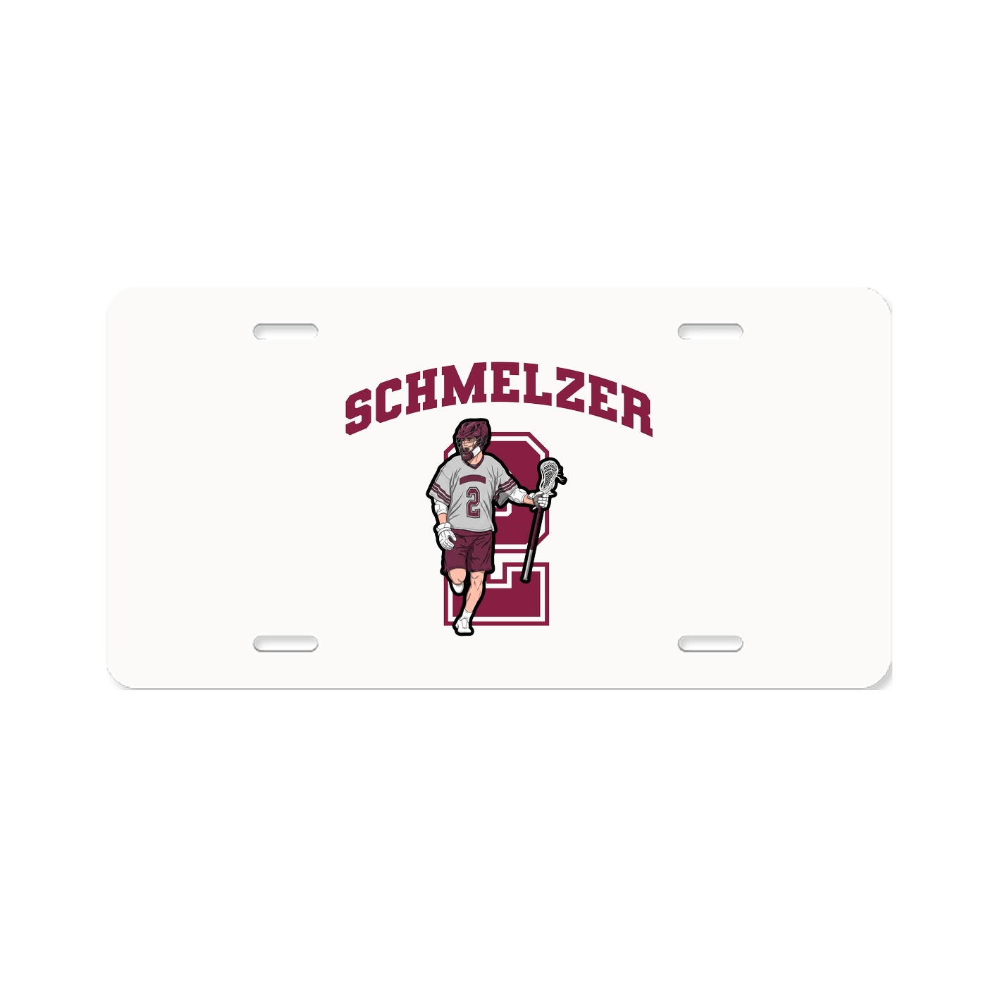 License Plate — Number in Classic