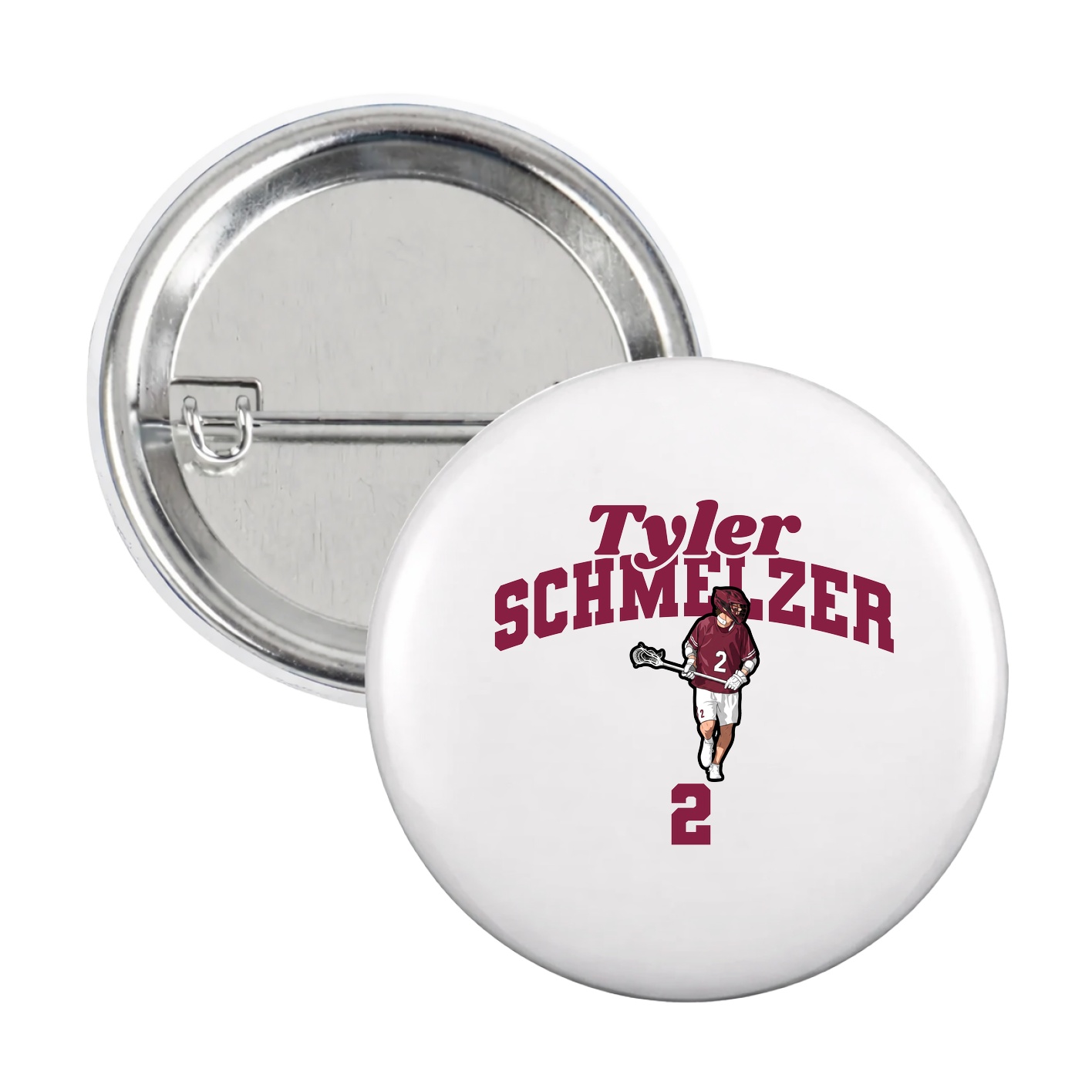 Game Day Button — Signature Arch in White