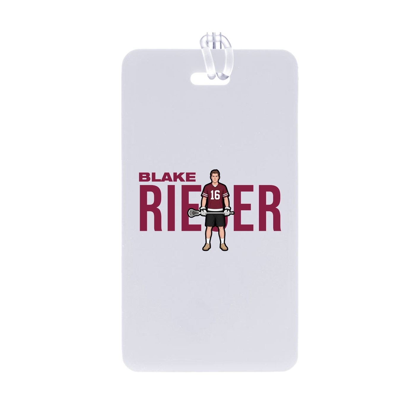 Bag Tag — Player Name in Classic