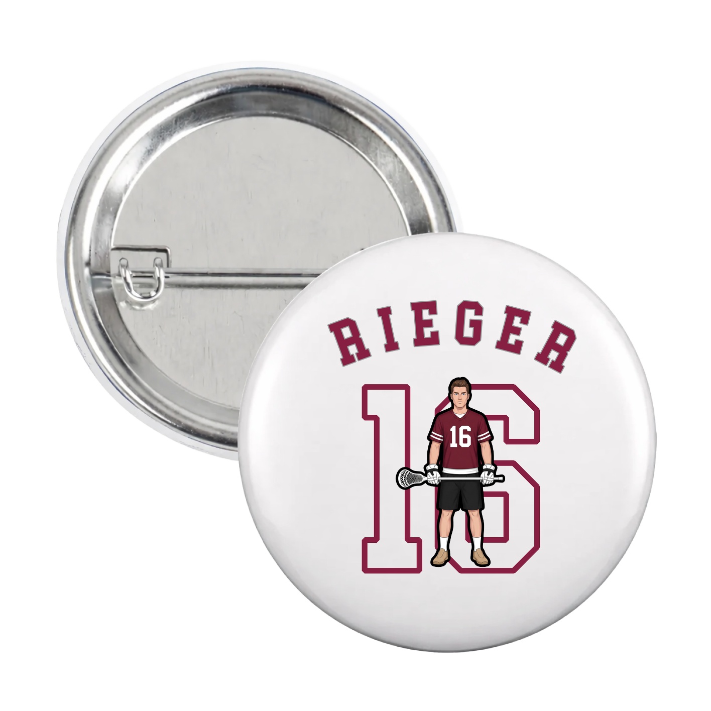 Game Day Button — Shirsey Arch in White