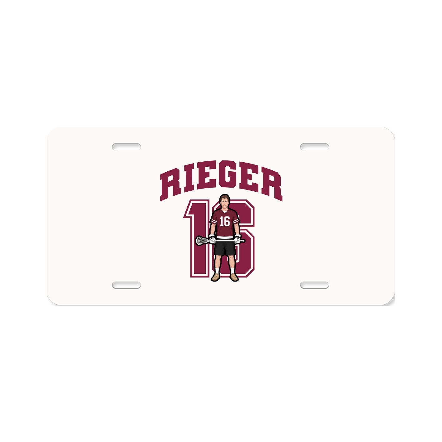 License Plate — Number in Classic