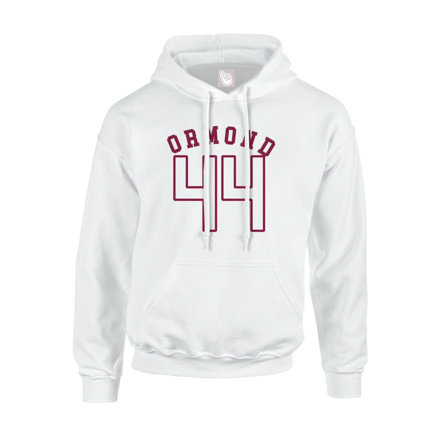 Hoodie — Shirsey Arch in White