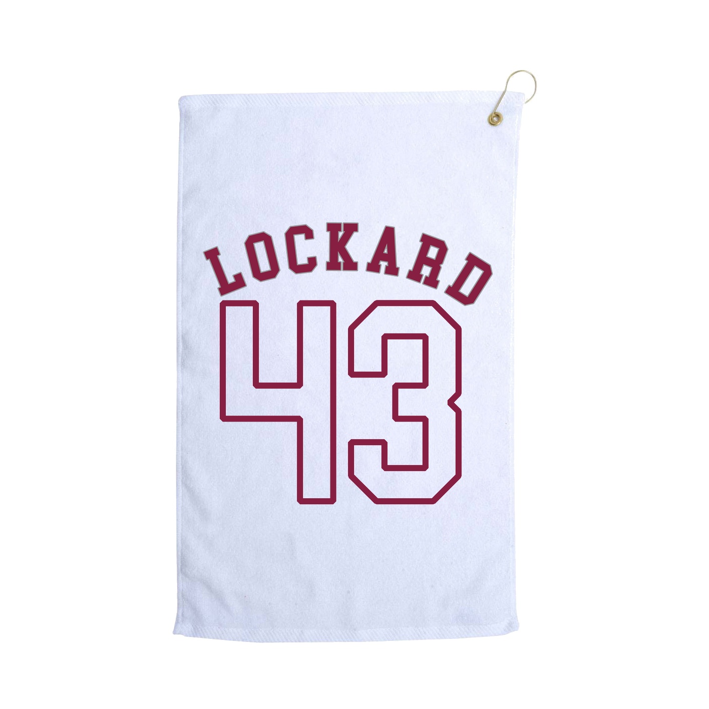 Golf Towel — Shirsey Arch in White