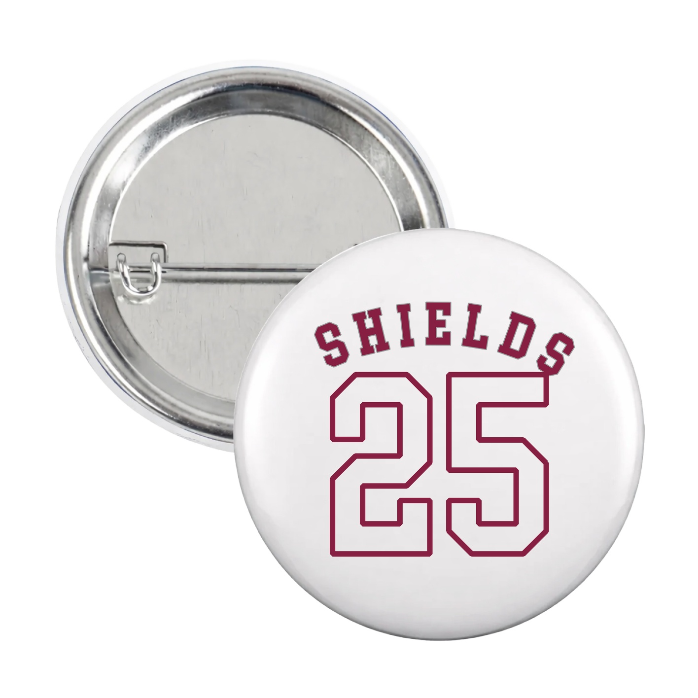 Game Day Button — Shirsey Arch in White