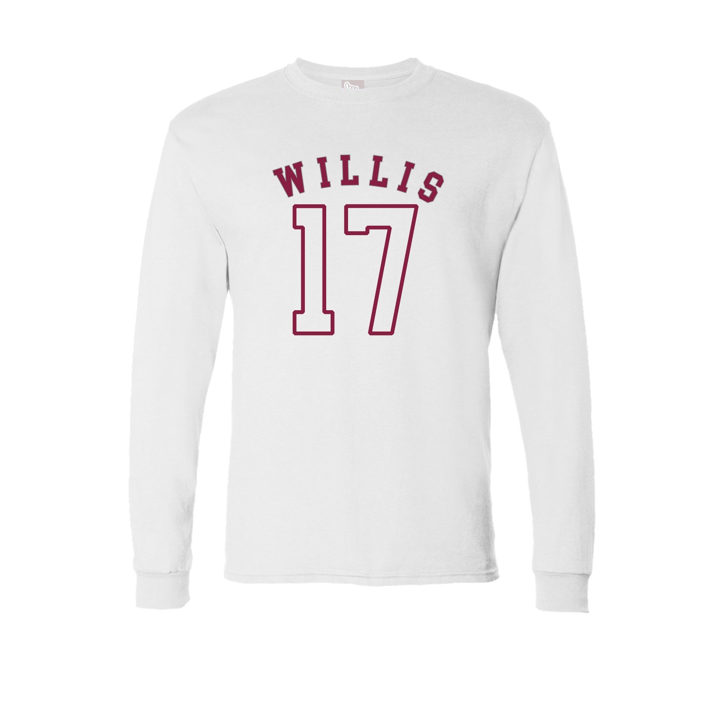 Long Sleeve Tee — Shirsey Arch in White