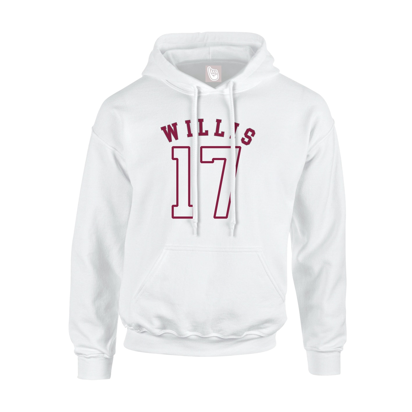 Hoodie — Shirsey Arch in White