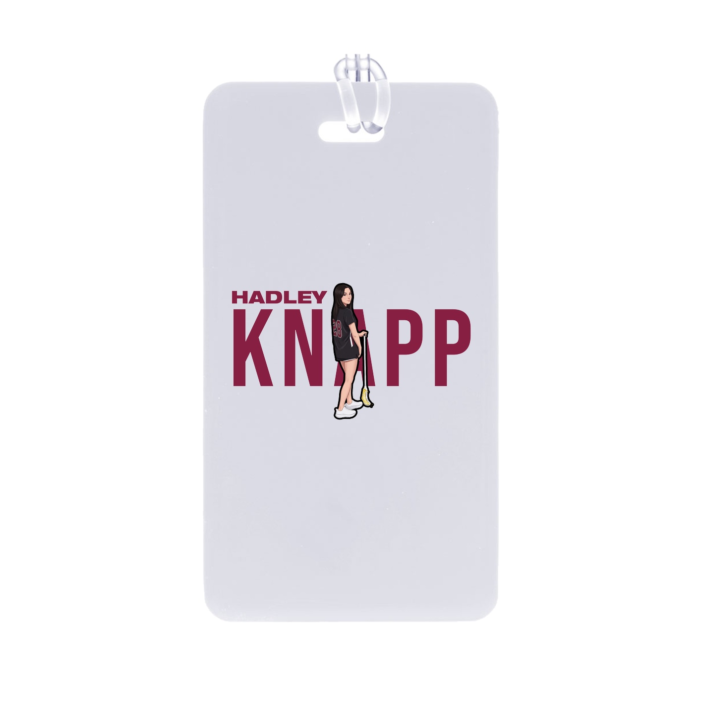 Bag Tag — Player Name in Classic