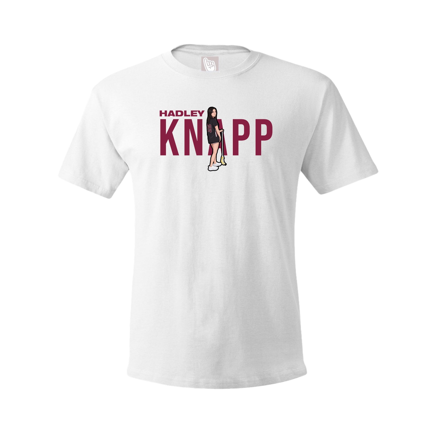 Youth Tee — Player Name in White