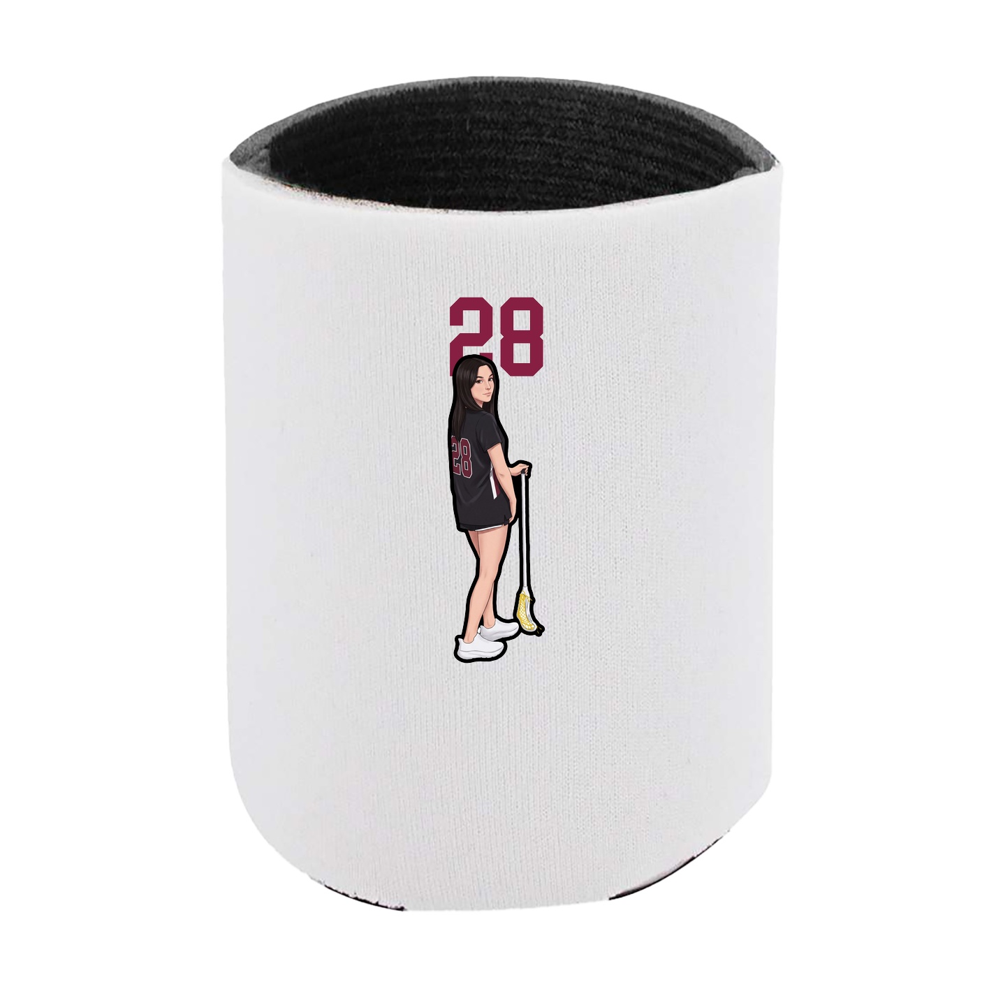 Can Holder — Number Top in White