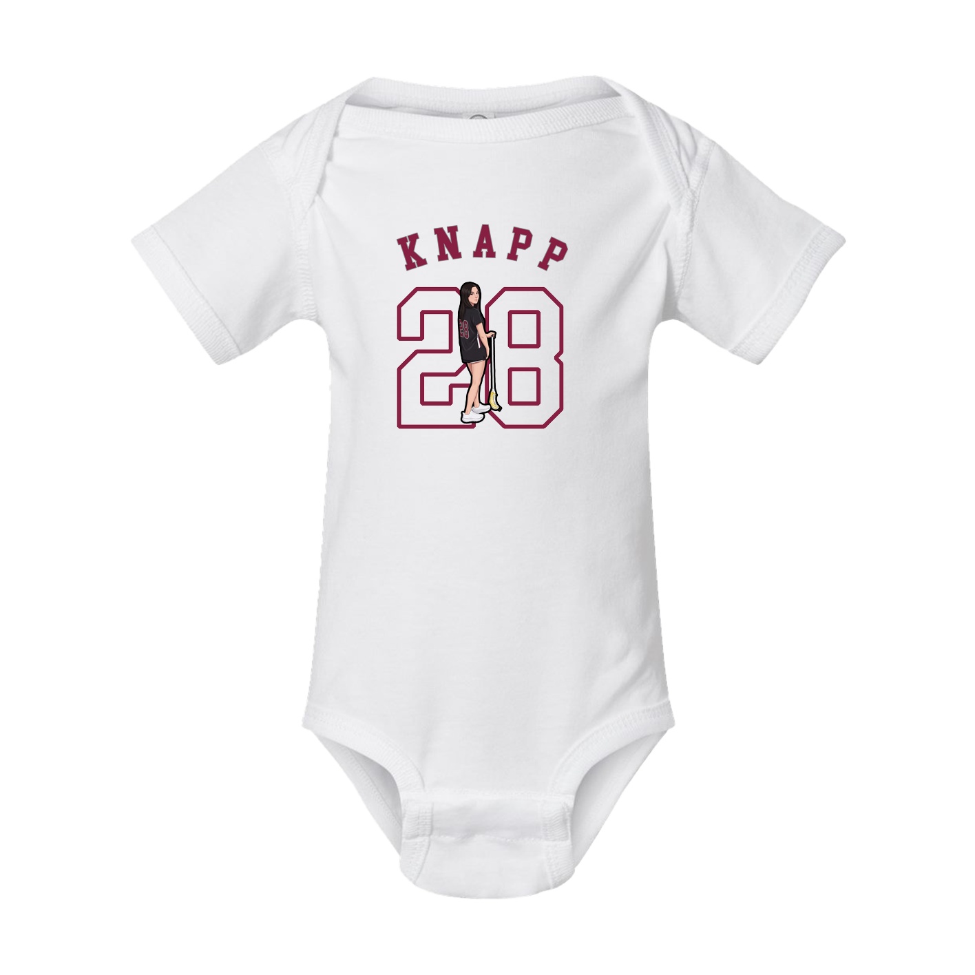 Baby Onesie — Shirsey Arch in White