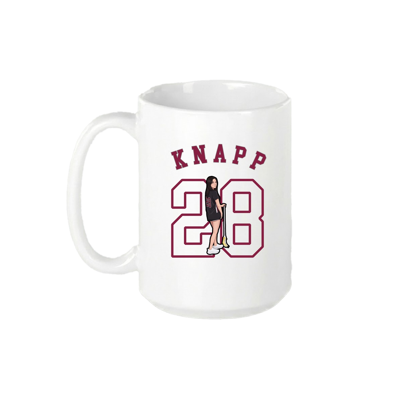 15oz Coffee Mug — Shirsey Arch in White