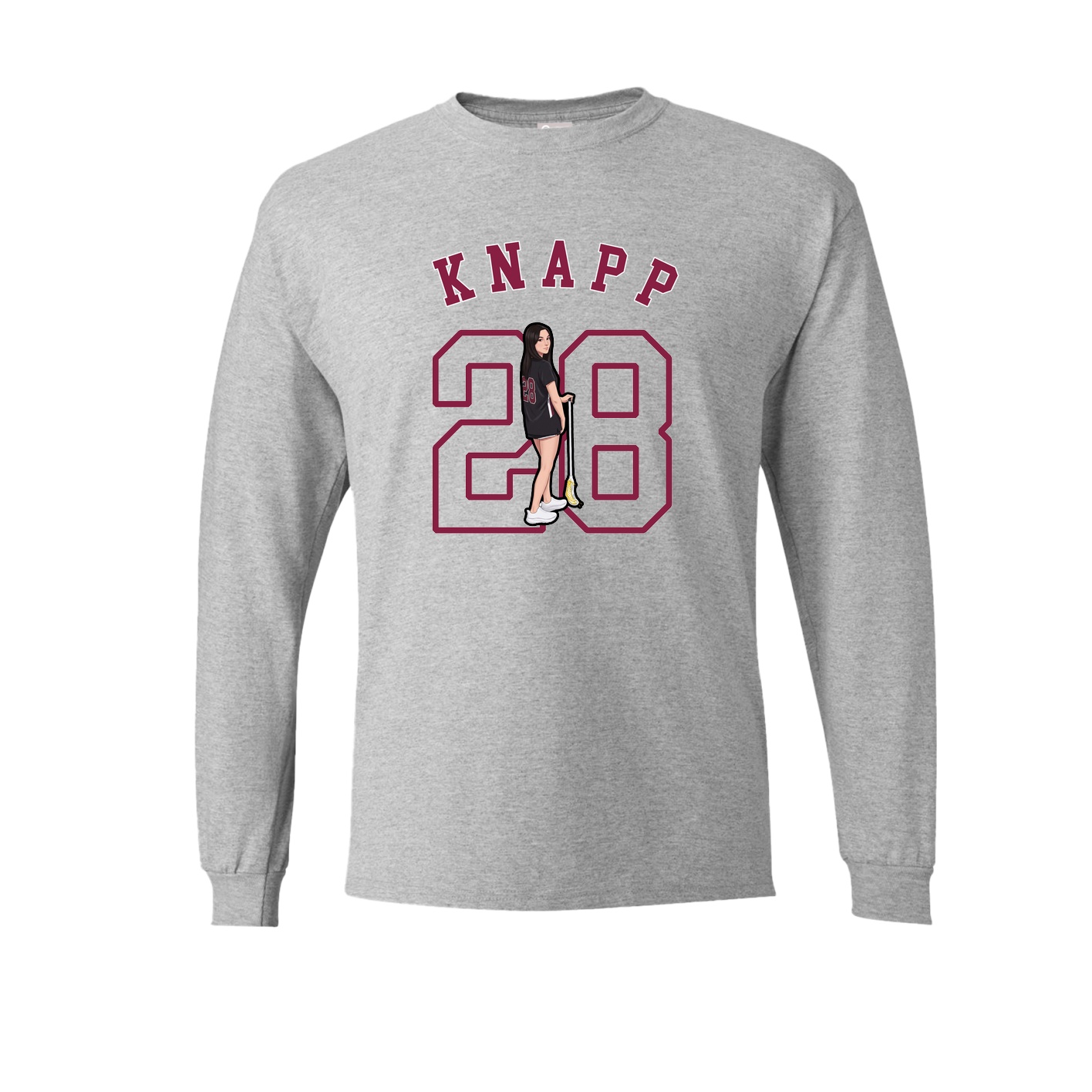 Long Sleeve Tee — Shirsey Arch in Grey