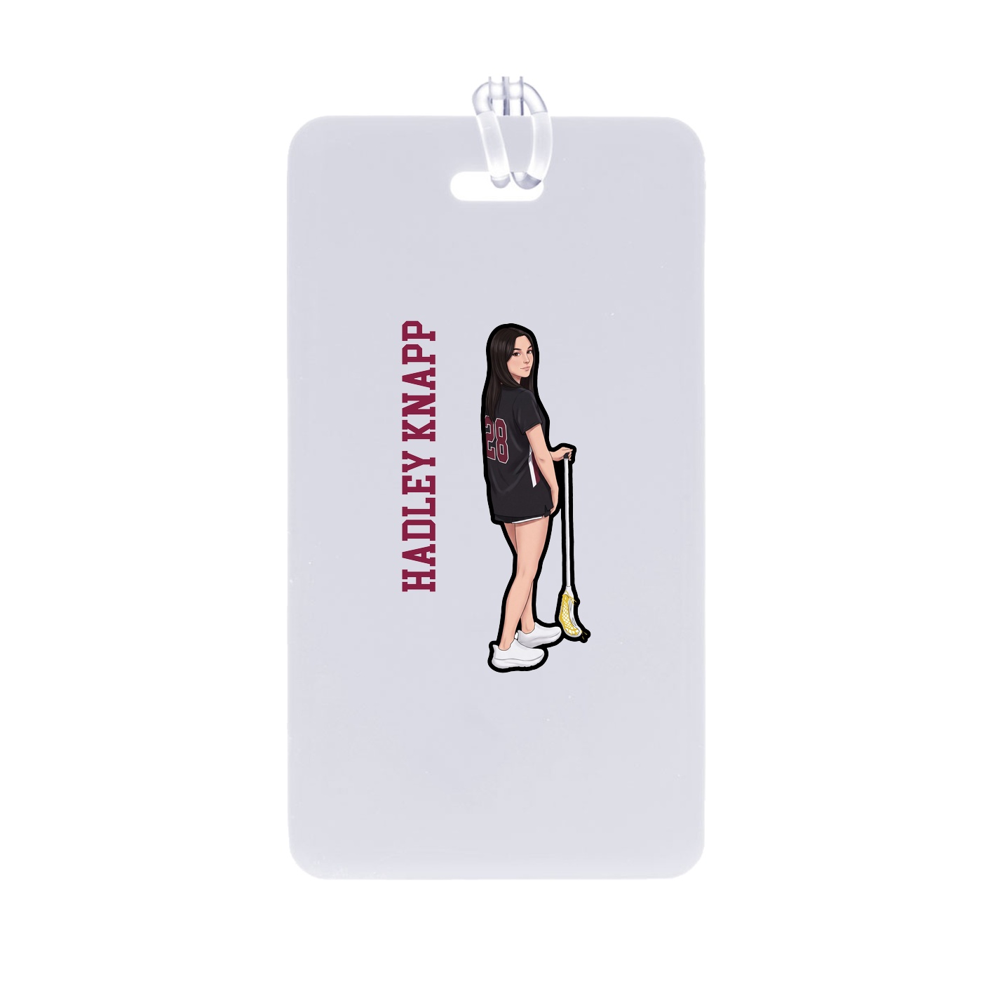 Bag Tag — Name Vertical in Classic