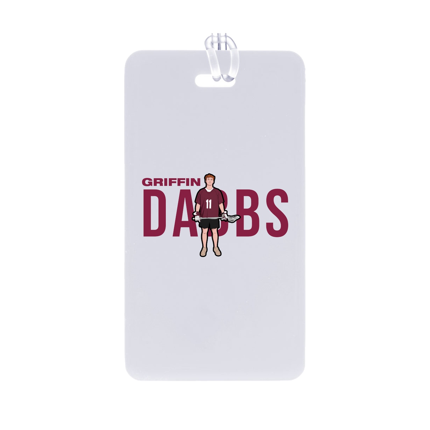 Bag Tag — Player Name in Classic