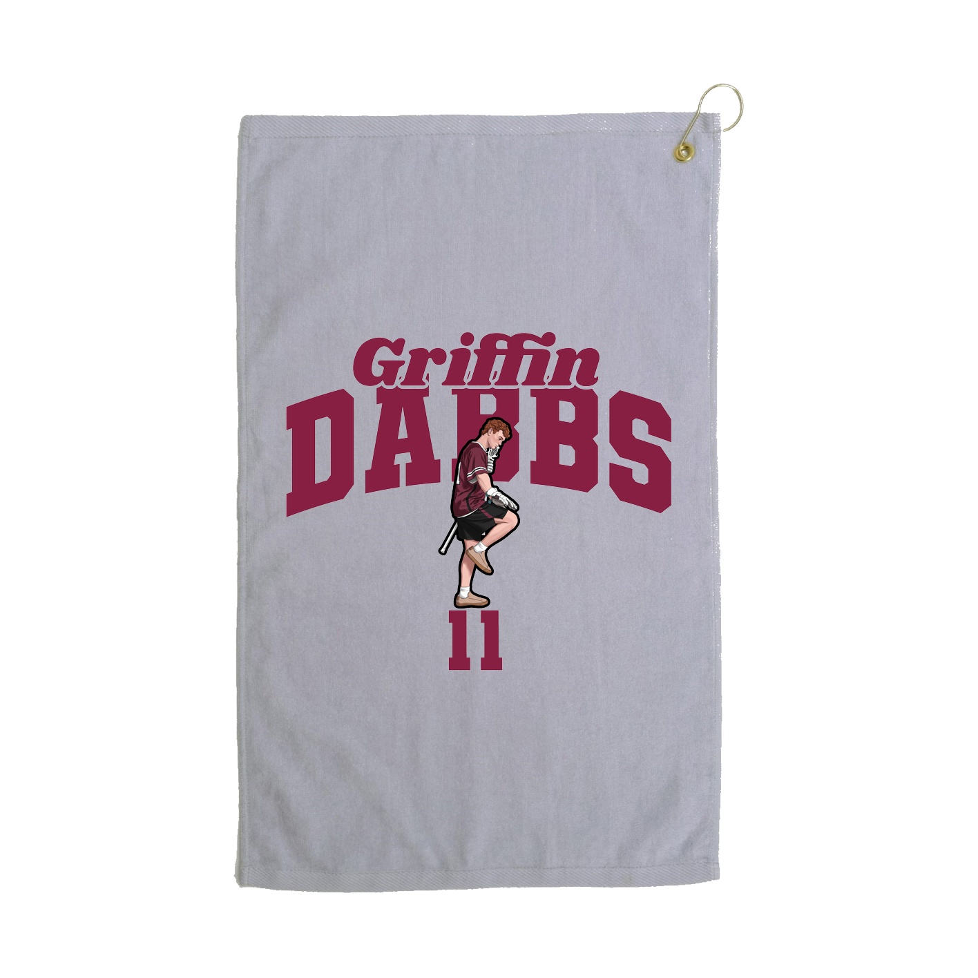 Golf Towel — Signature Arch in Grey