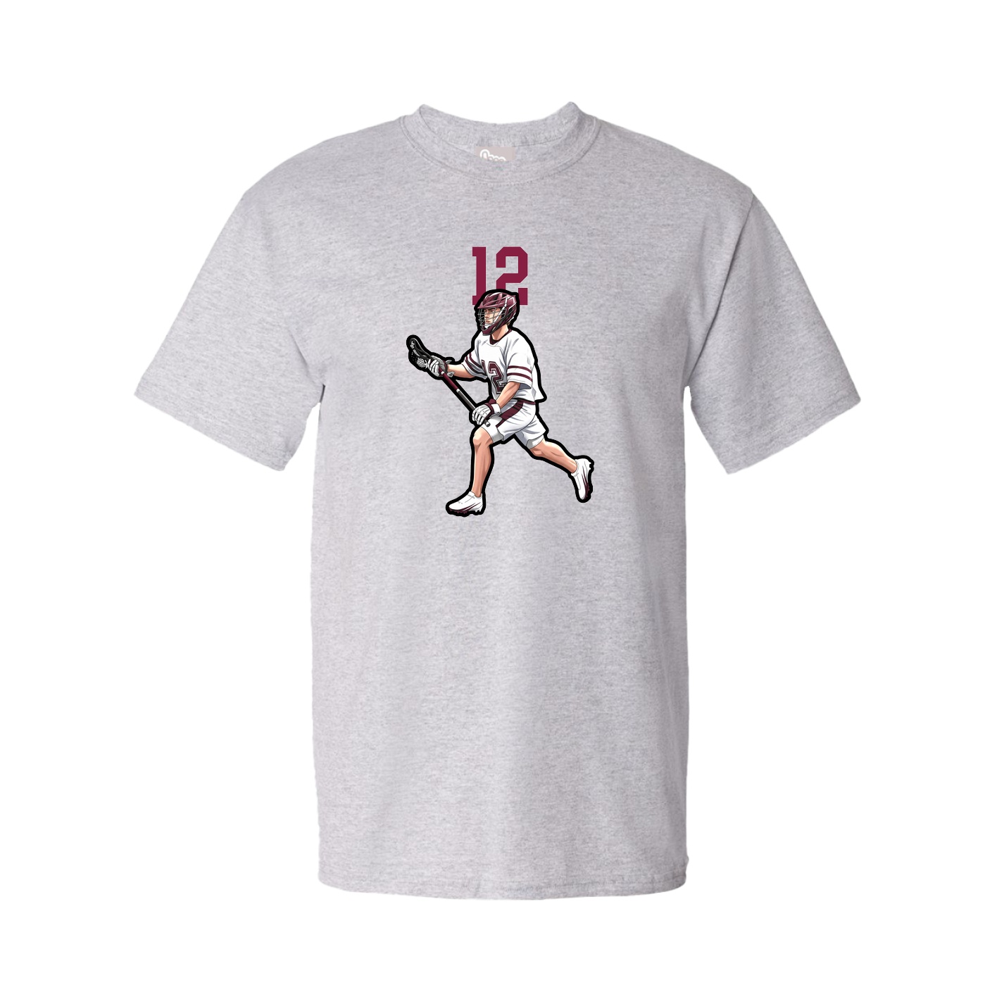 Tee — Number Top in Grey