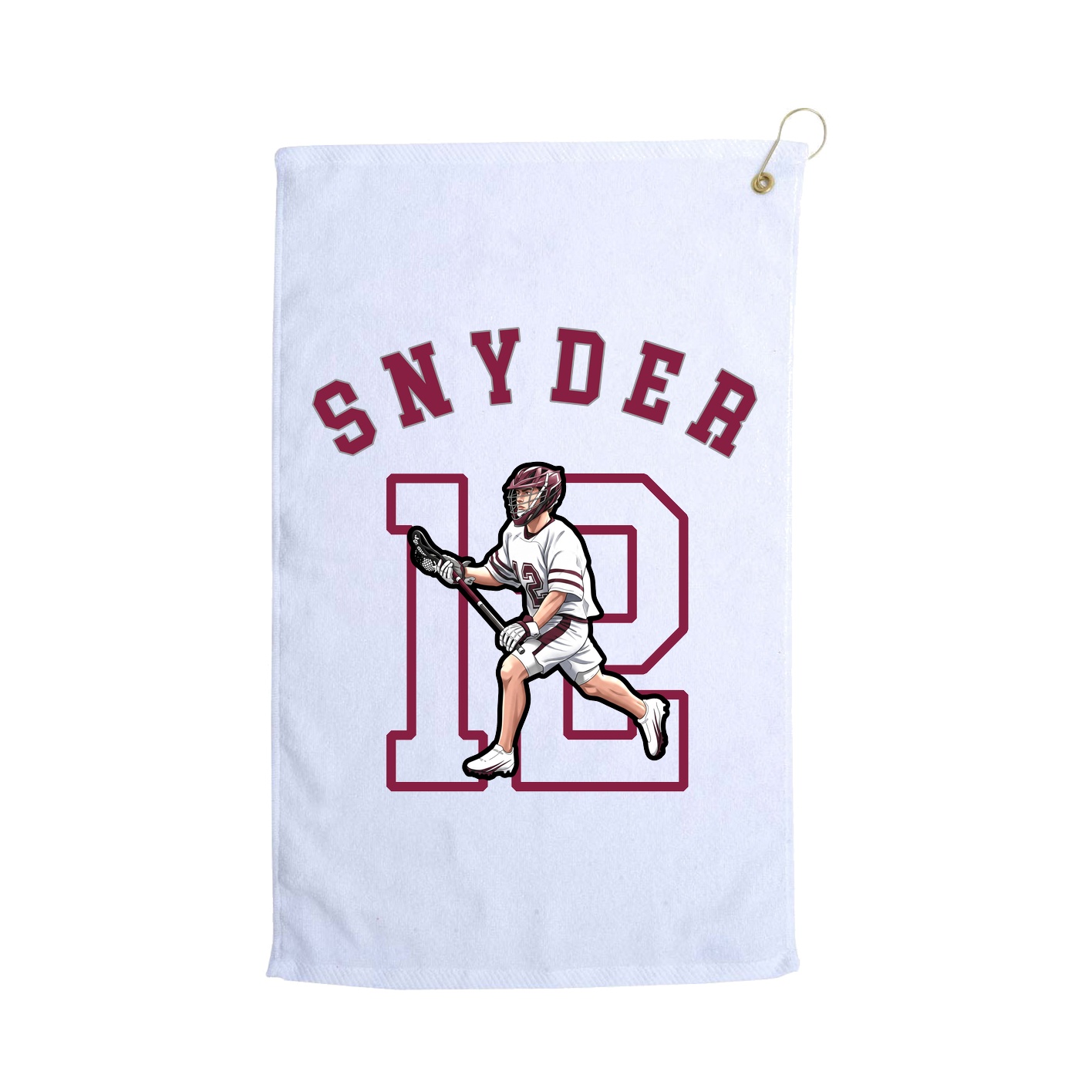 Golf Towel — Shirsey Arch in White