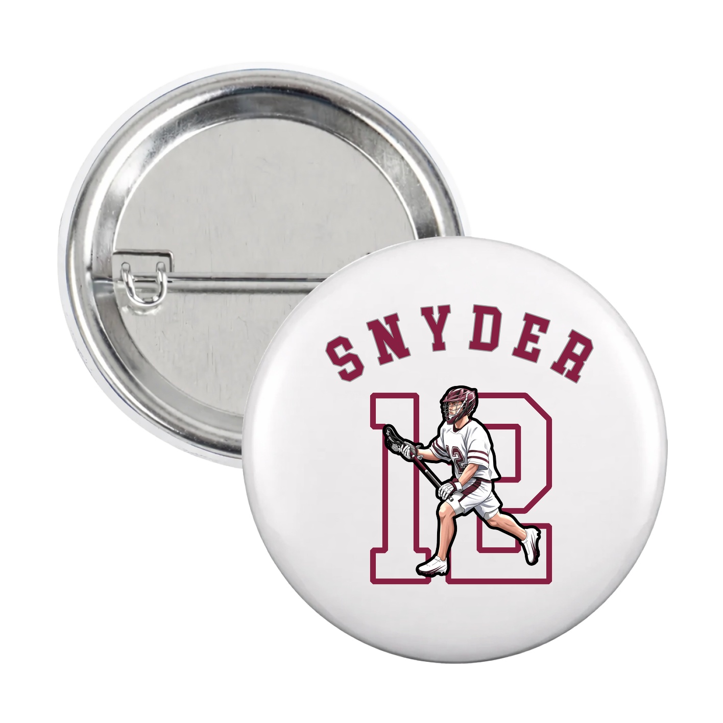Game Day Button — Shirsey Arch in White