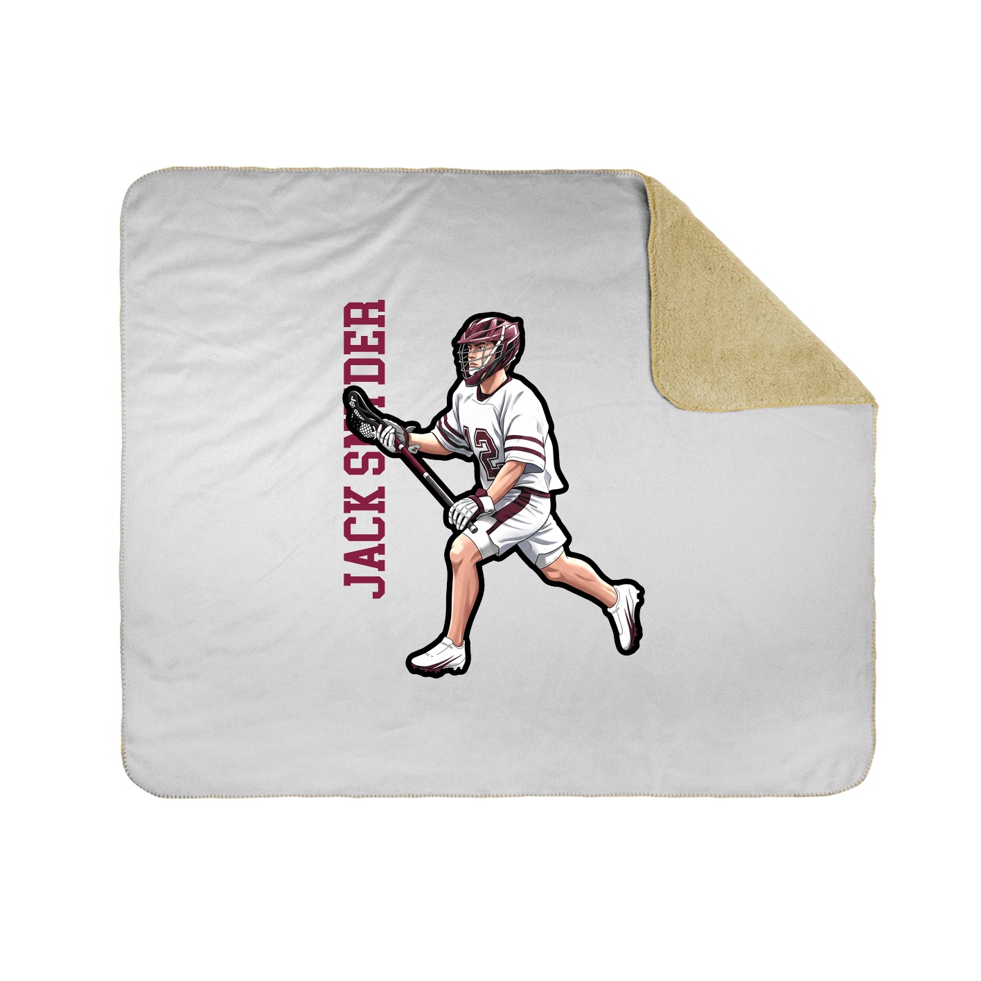 50x60 Sherpa Lined Throw Blanket