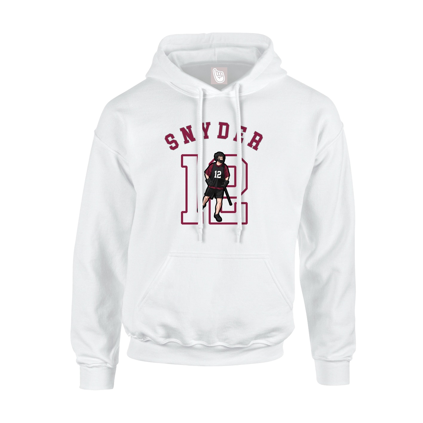 Hoodie — Shirsey Arch in White