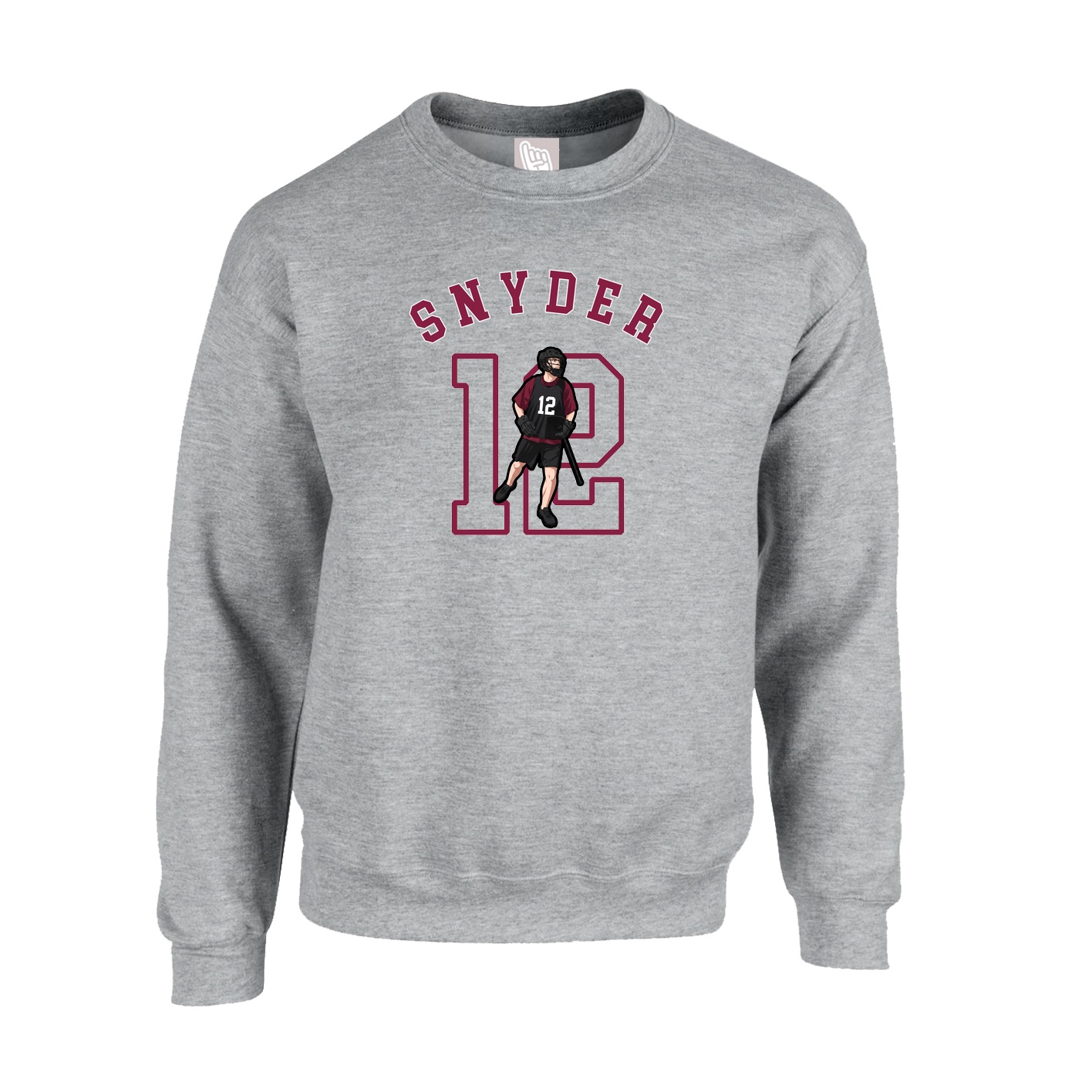 Fleece Crew — Shirsey Arch in Grey