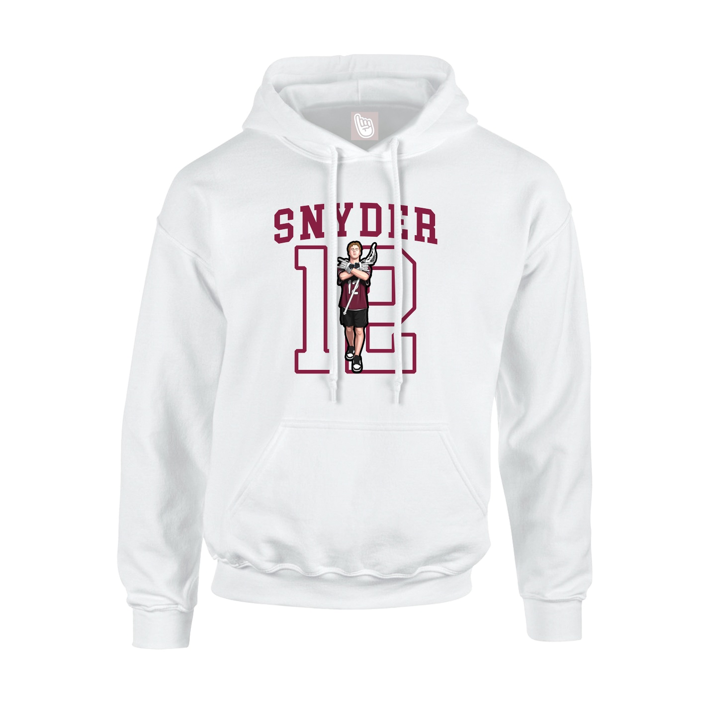 Youth Hoodie — Shirsey in White