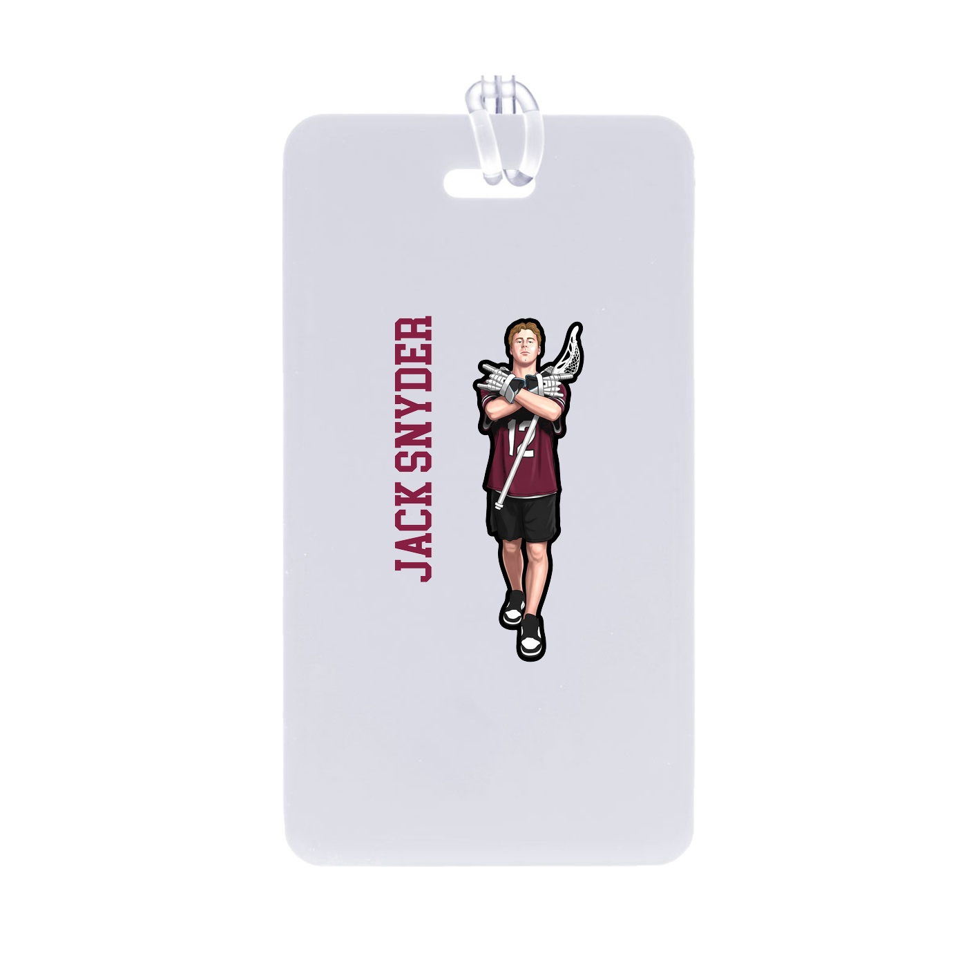 Bag Tag — Name Vertical in Classic