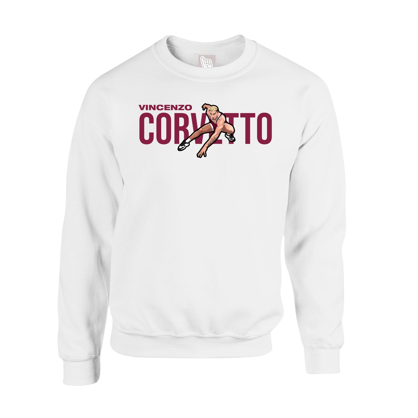 Fleece Crew — Player Name in White